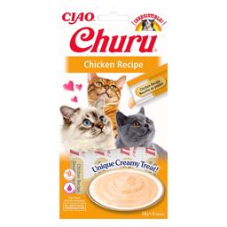 Ciao Churu Chicken Recept Krämiga godsaker för katter 4 x 14g
